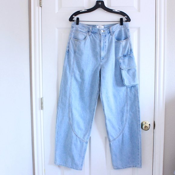 Agolde Cass Baggy Cargo Jeans In Tomorrow Size 28 - Picture 2 of 14